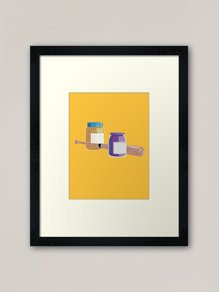 It S Peanut Butter Jelly Time Framed Art Print By Sandywoo