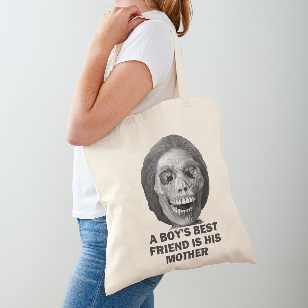 Psycho Mother Movie Quote Tote Bag