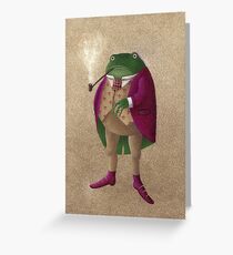 Herr Frosch Greeting Card