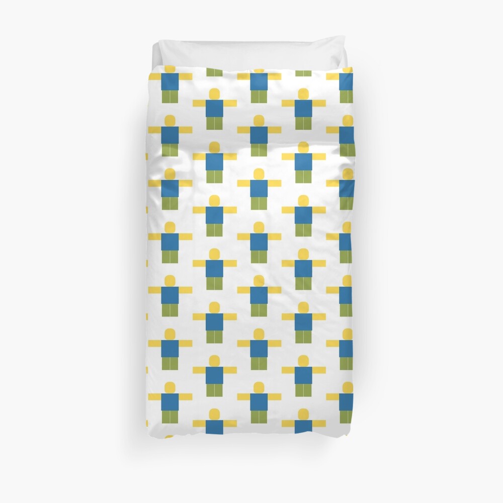 Roblox Minimal Noob T Pose Duvet Cover By Jenr8d Designs Redbubble - roblox pizza mini skirt by jenr8d designs redbubble