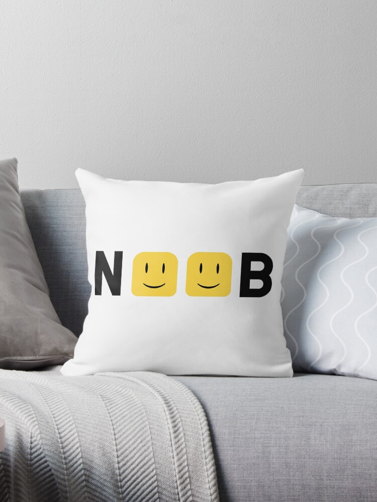 Roblox Noob Heads Throw Pillow By Jenr8d Designs Redbubble - roblox noob heads tapestry by jenr8d designs redbubble