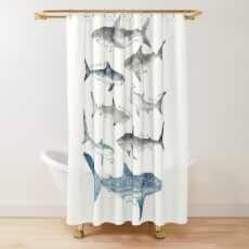 Sharks Shower Curtain