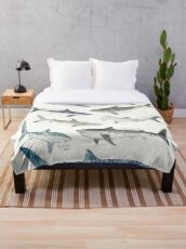 Sharks Throw Blanket