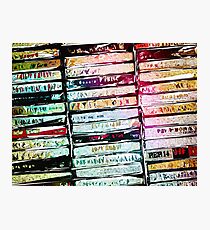 Abstract Cassettes Graphic Photographic Print