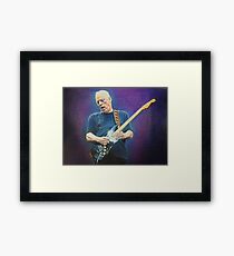 David Gilmour fan art Framed Print