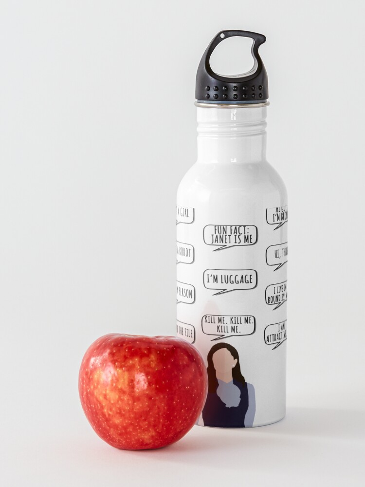 Alternate view of janet quotes Water Bottle