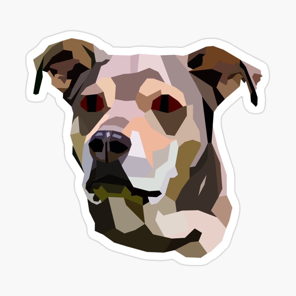 Custom Pet Portrait For Katrina Sticker