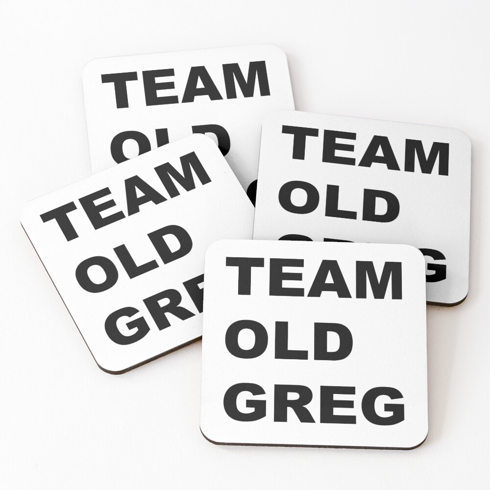 Team Old Greg Crazy Ex Girlfriend Fan art Coasters (Set of 4)