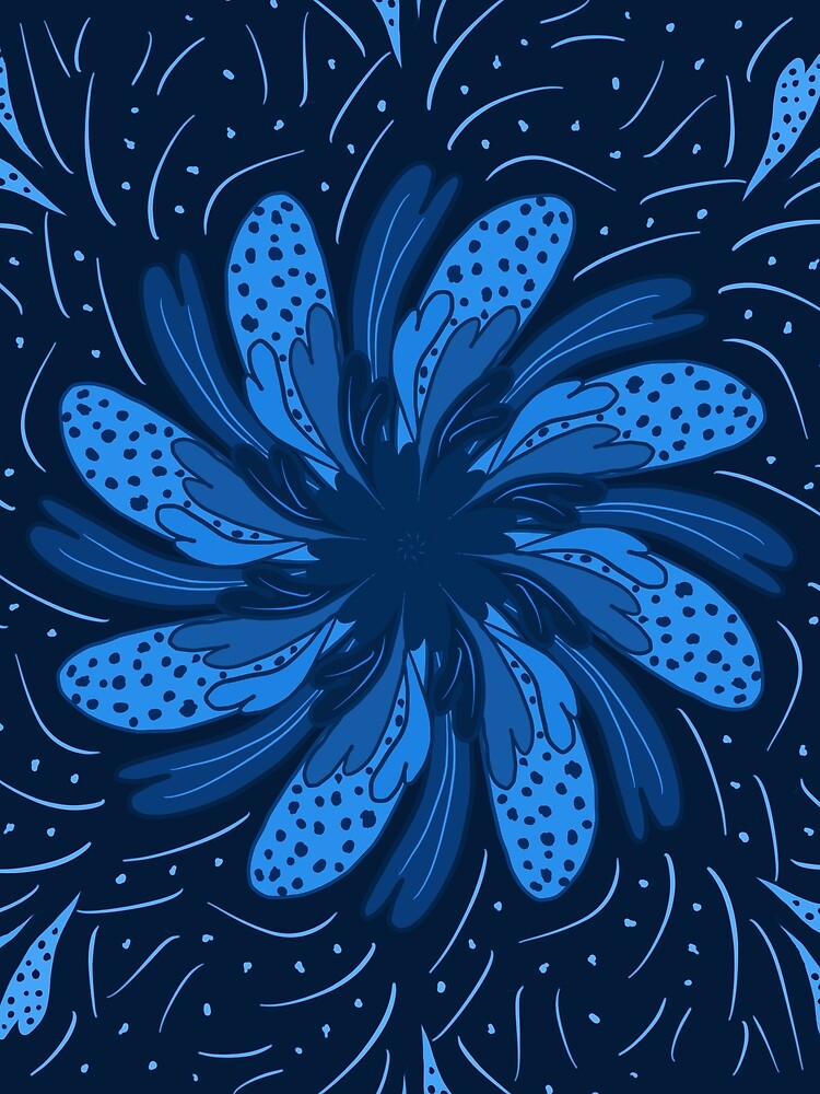 Garden Flower Blue by roseglasses