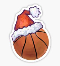 Basketball Christmas Sticker