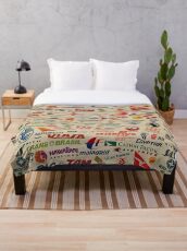 AIRLINES Throw Blanket