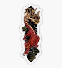 Odogaron Japanese Sleeve Tattoo Transparent Sticker
