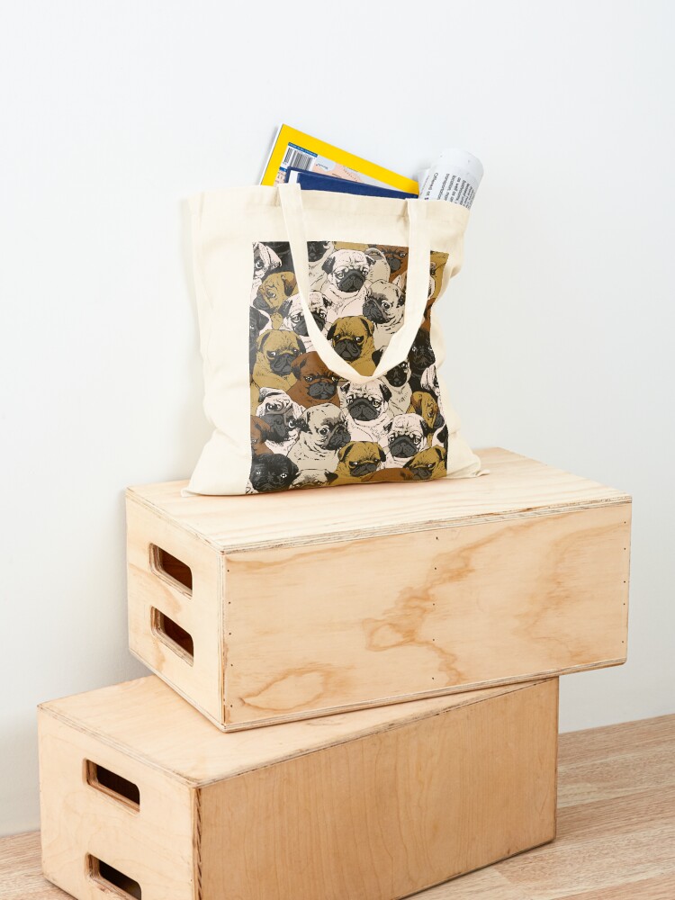 Alternate view of Social Pugs Tote Bag