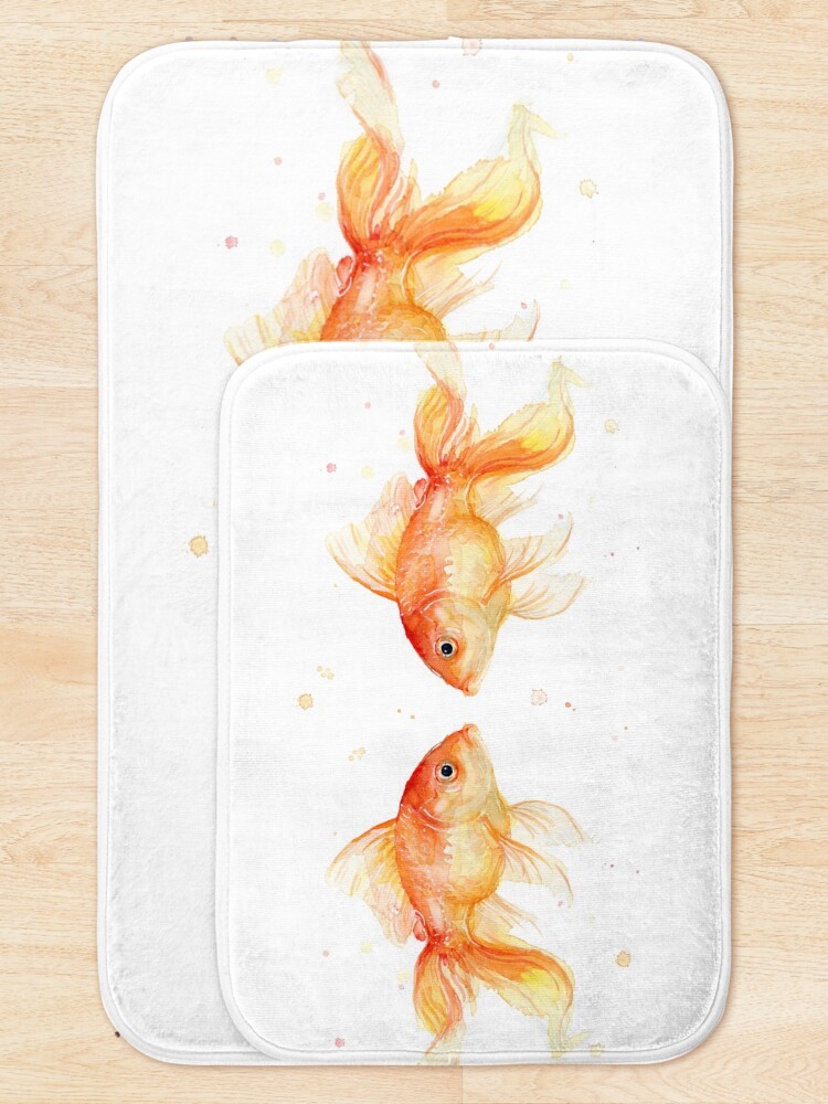 Alternate view of Goldfish Love Bath Mat