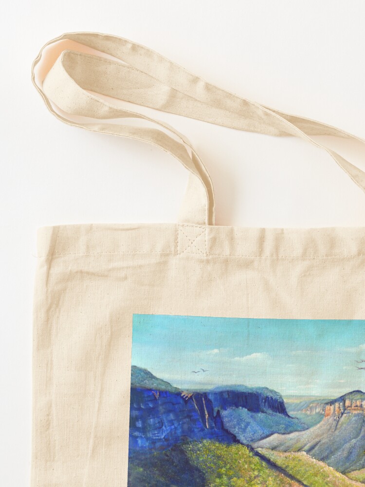 Alternate view of Govetts Leap Lookout, Blue Mountains Tote Bag