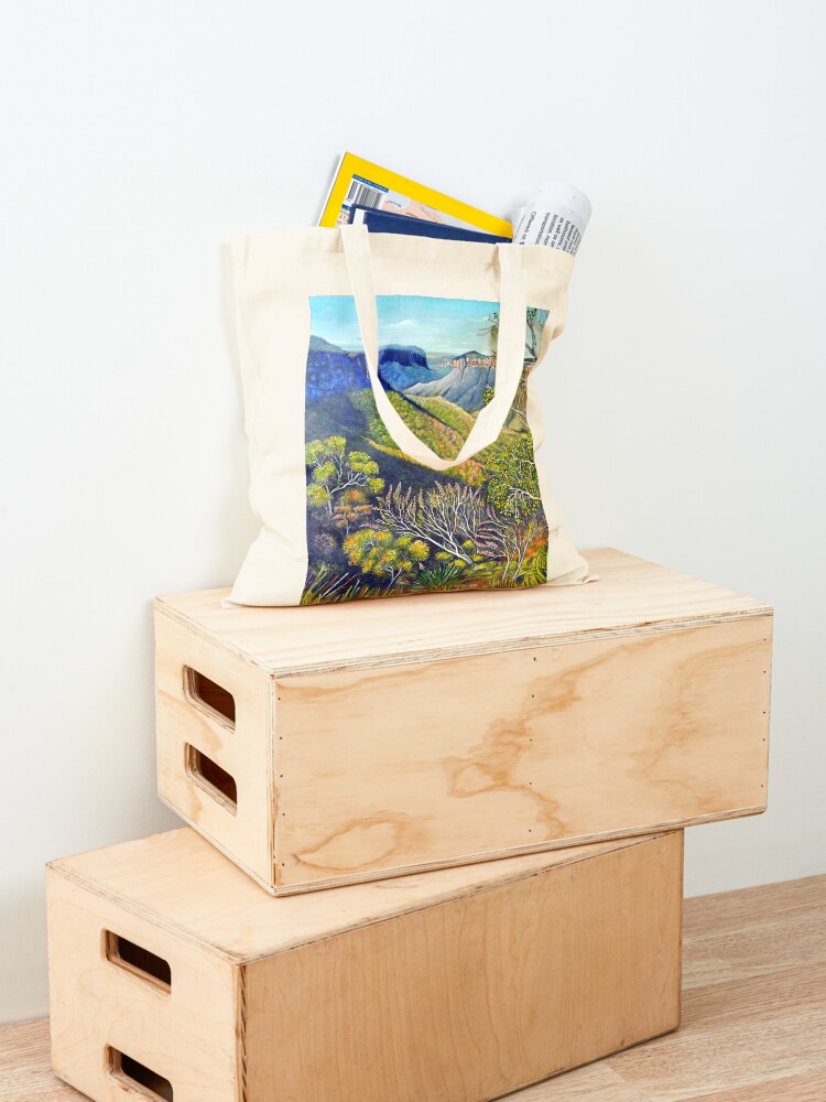 Alternate view of Govetts Leap Lookout, Blue Mountains Tote Bag