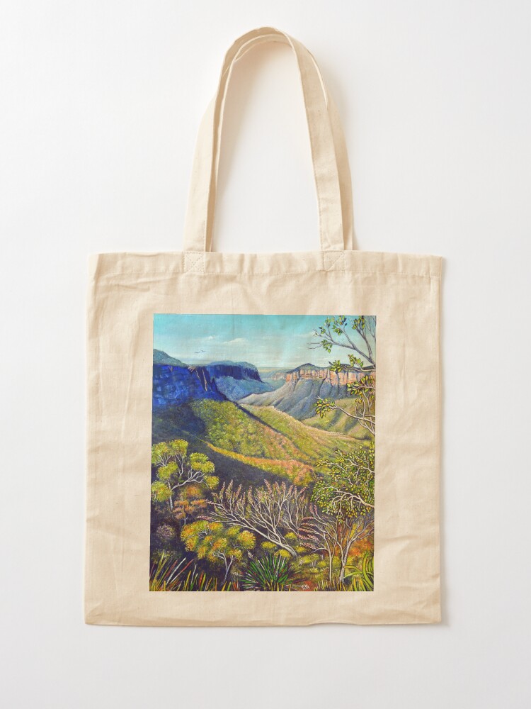 Alternate view of Govetts Leap Lookout, Blue Mountains Tote Bag