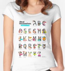The Real Housewives Alphabet T-Shirt Women's Fitted Scoop T-Shirt
