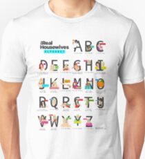 The Real Housewives Alphabet T-Shirt Unisex T-Shirt