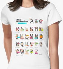 The Real Housewives Alphabet T-Shirt Women's Fitted T-Shirt