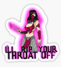 Piercing Mileena Sticker