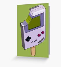 Game Boy Icicle Greeting Card
