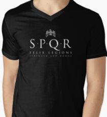 SPQR - Roman Empire Army Men's V-Neck T-Shirt
