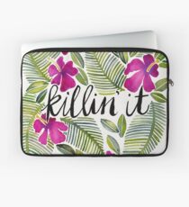 Funda para portátil Killin 'It - Rosa tropical
