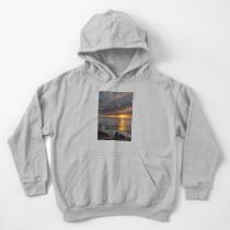 Sunset at sea Kids Pullover Hoodie