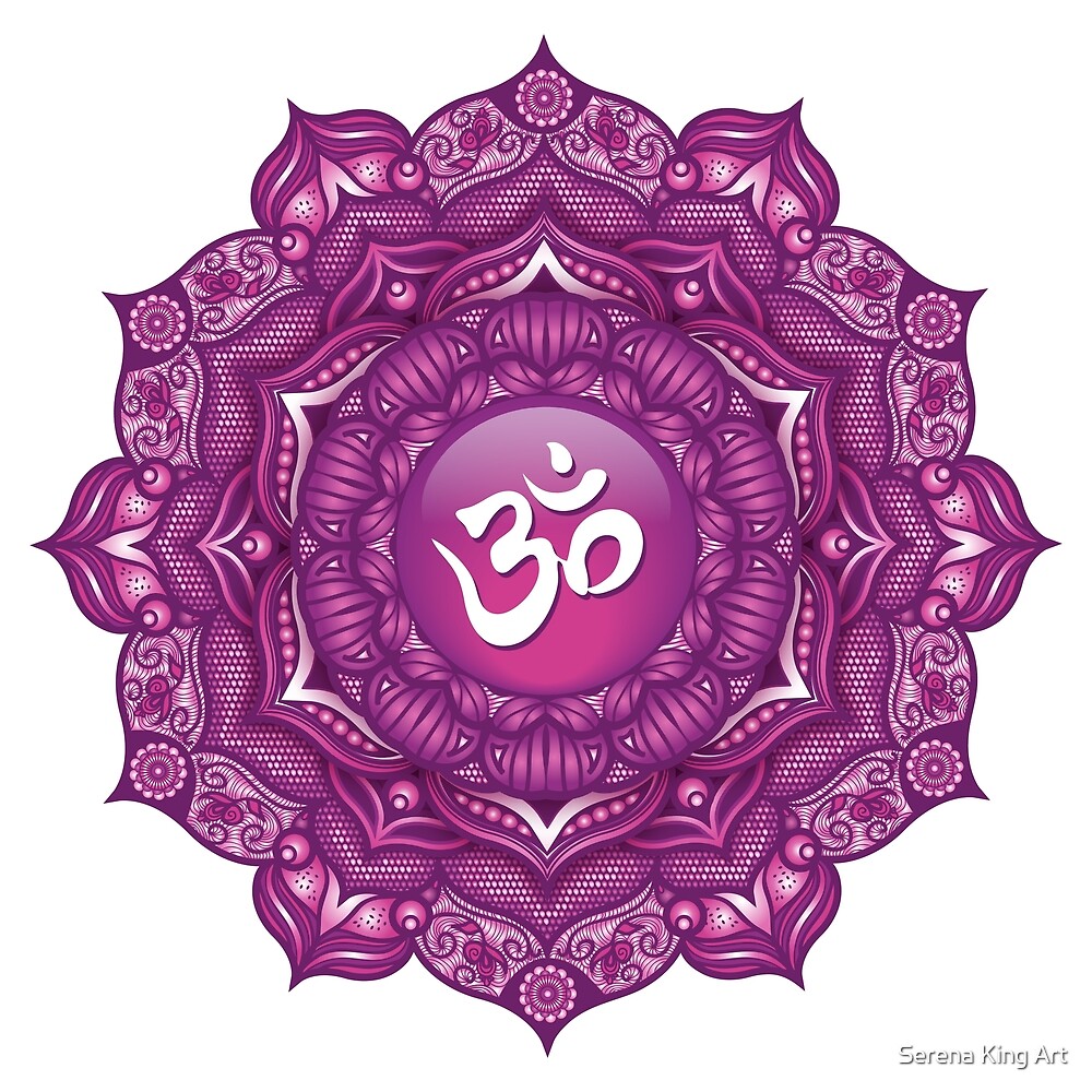 Crown Chakra Mandala By Serena King Redbubble