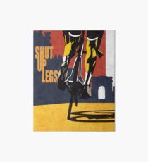 Retro-Stil Tour de France Fahrrad Illustration Poster drucken: SHUT UP LEGS Galeriedruck