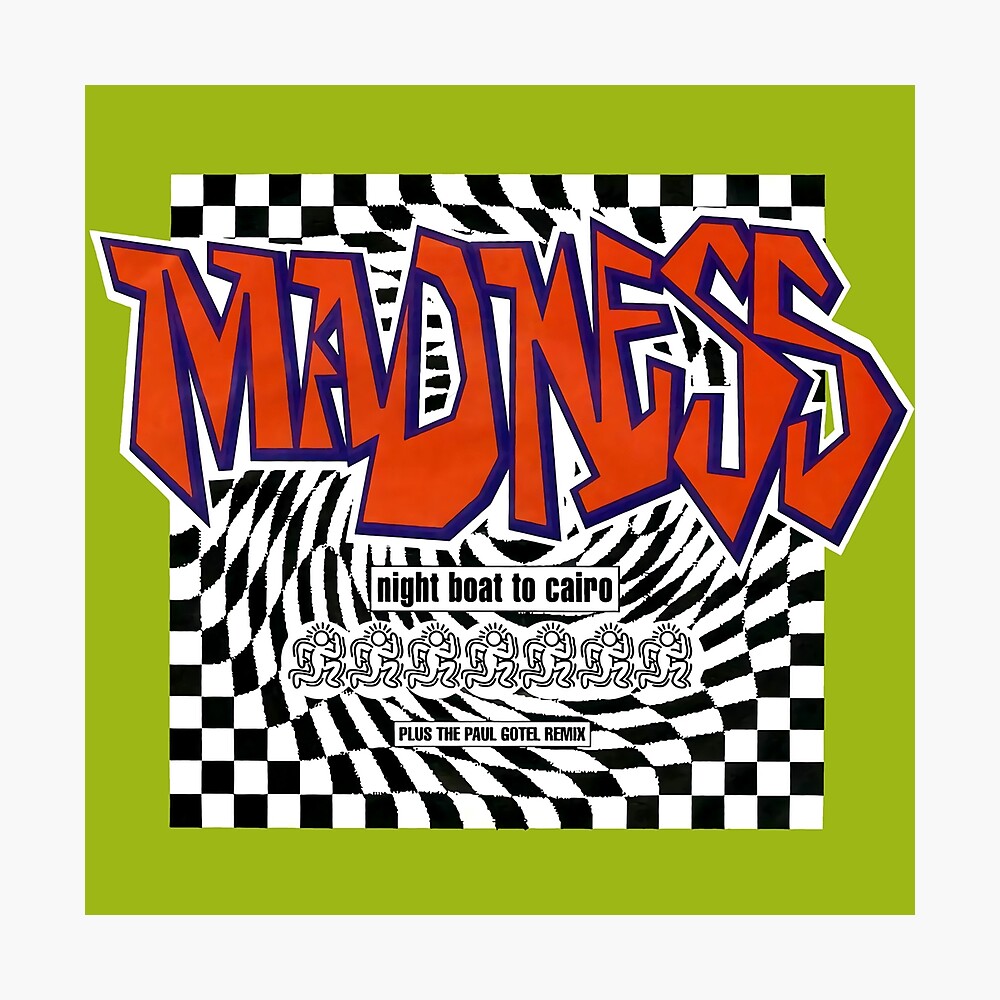Madness 2 Music Band Picture Logo Black /& White Poster English Ska Photo Print