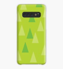 Triangles in green and yellow green color Case/Skin for Samsung Galaxy