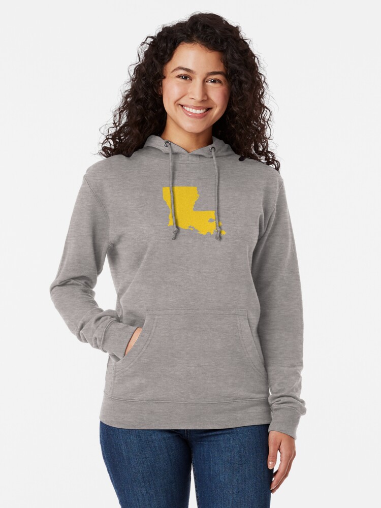 Alternate view of Louisiana Gold Lightweight Hoodie