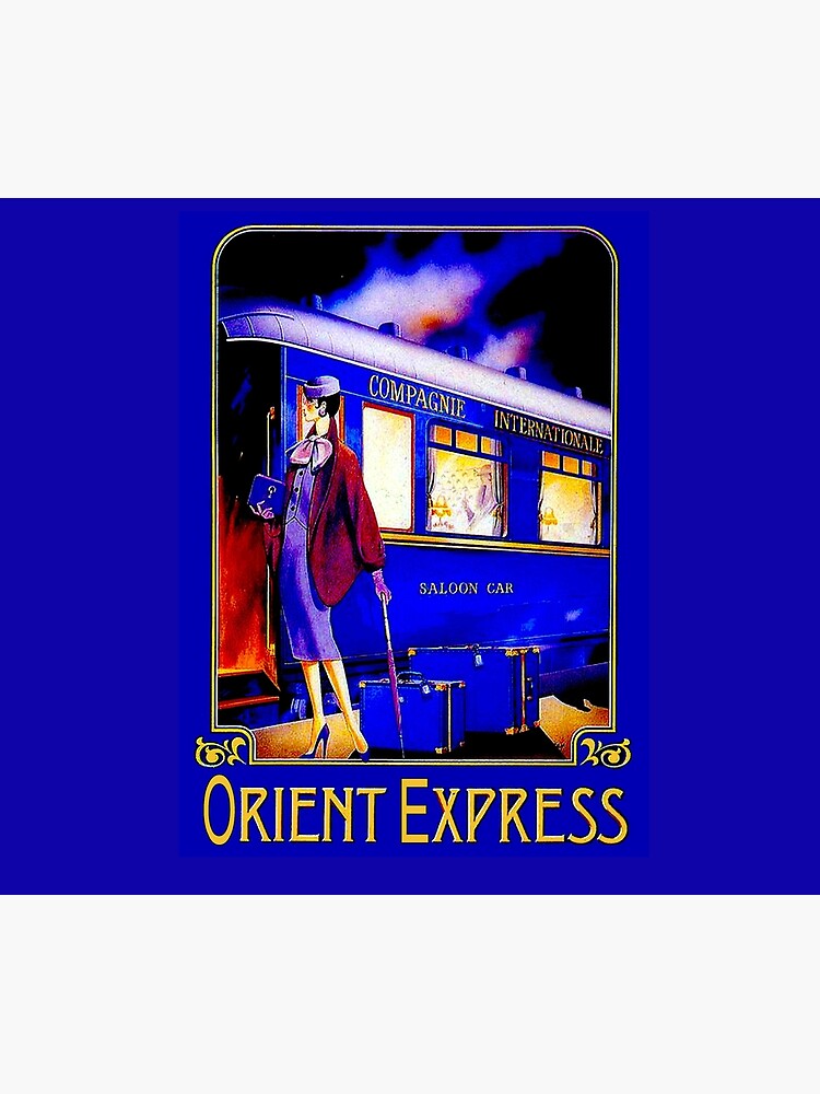 ORIENT EXPRESS: Vintage Train Passenger Travel Print by posterbobs