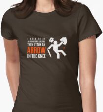 Arrow in the Knee Women's Fitted T-Shirt