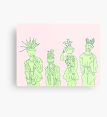 Plant People Metal Print