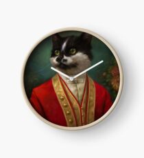 The Hermitage Court Waiter Cat Clock