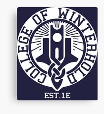 College of Winterhold Est. 1E (white) Canvas Print