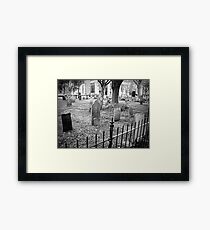 Church Yard~ Old Dutch Church Framed Print
