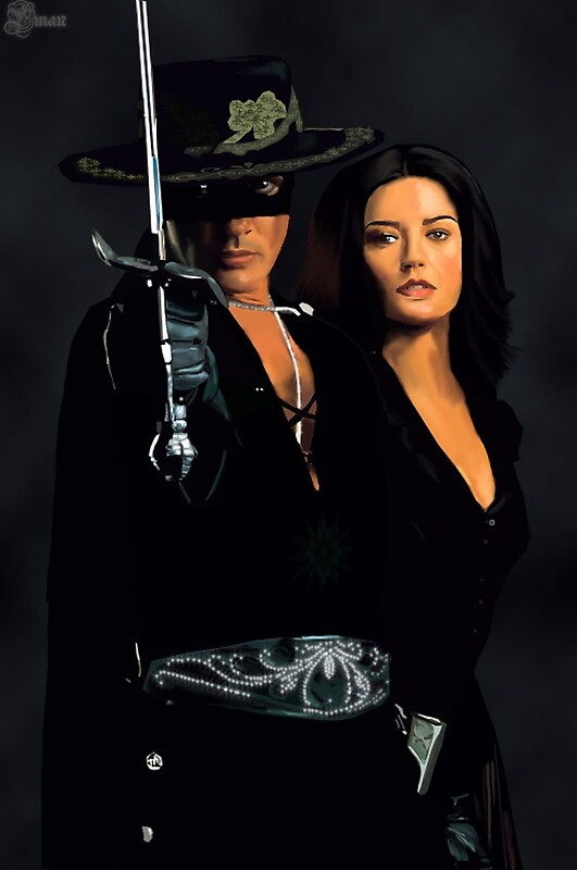 " the mask of zorro antonio banderas & catherine zeta" by sky princess