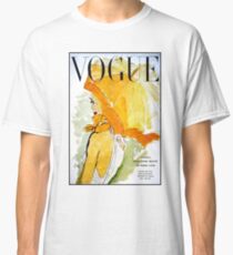 VOGUE: Imprimé publicitaire de magazine Vintage 1950 T-shirt classique