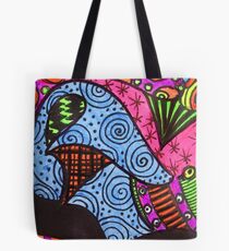Abstract Fluoro 10 Tote Bag