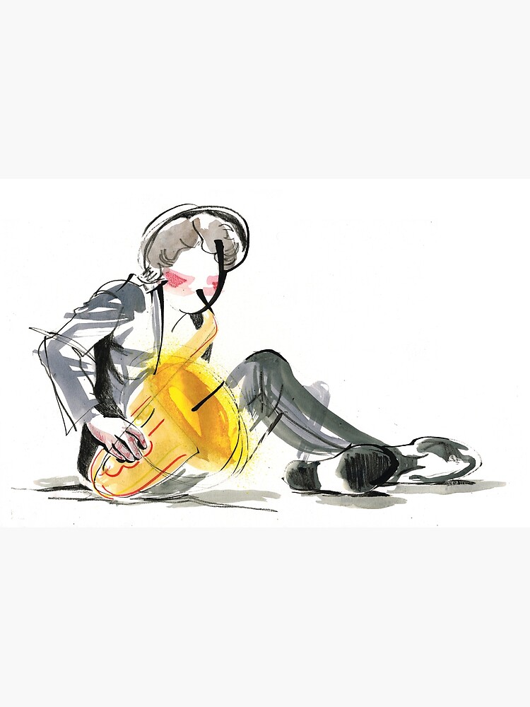 Saxophonist Musician Music Expressive Drawing by CatarinaGarcia