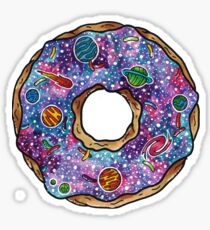Homer Simpson - Donut Shaped Universe Sticker