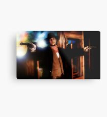 ...and the Gunslinger followed Metal Print