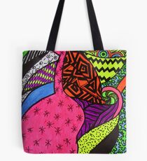 Abstract Fluoro 3 Tote Bag