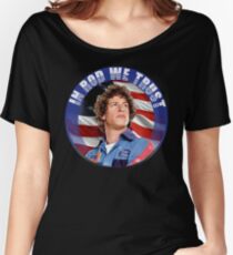IN ROD WE TRUST Women's Relaxed Fit T-Shirt