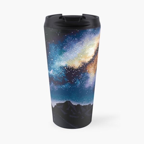 Pixel Art: Milky Way Travel Mug