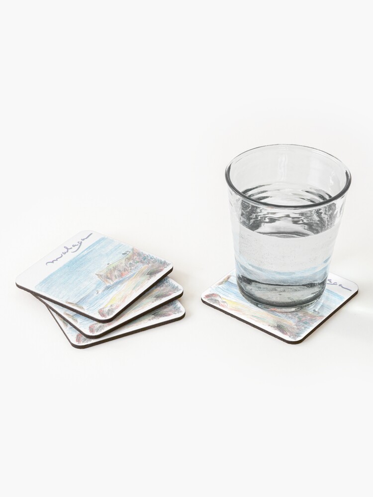 Alternate view of Malaga · Holidays on the Costa del Sol · Coasters (Set of 4)